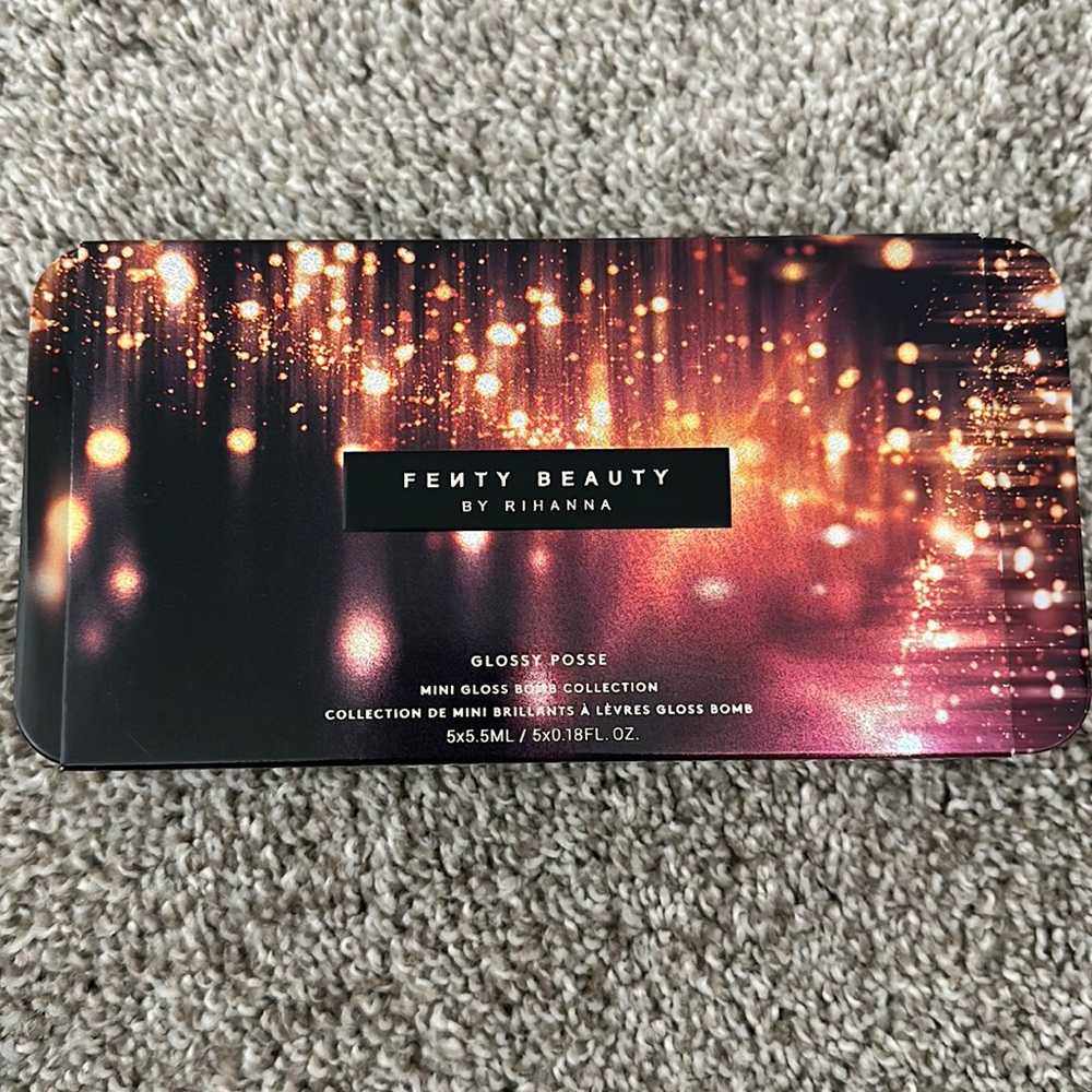 New (never been used) Fenty Beauty glossy posse set